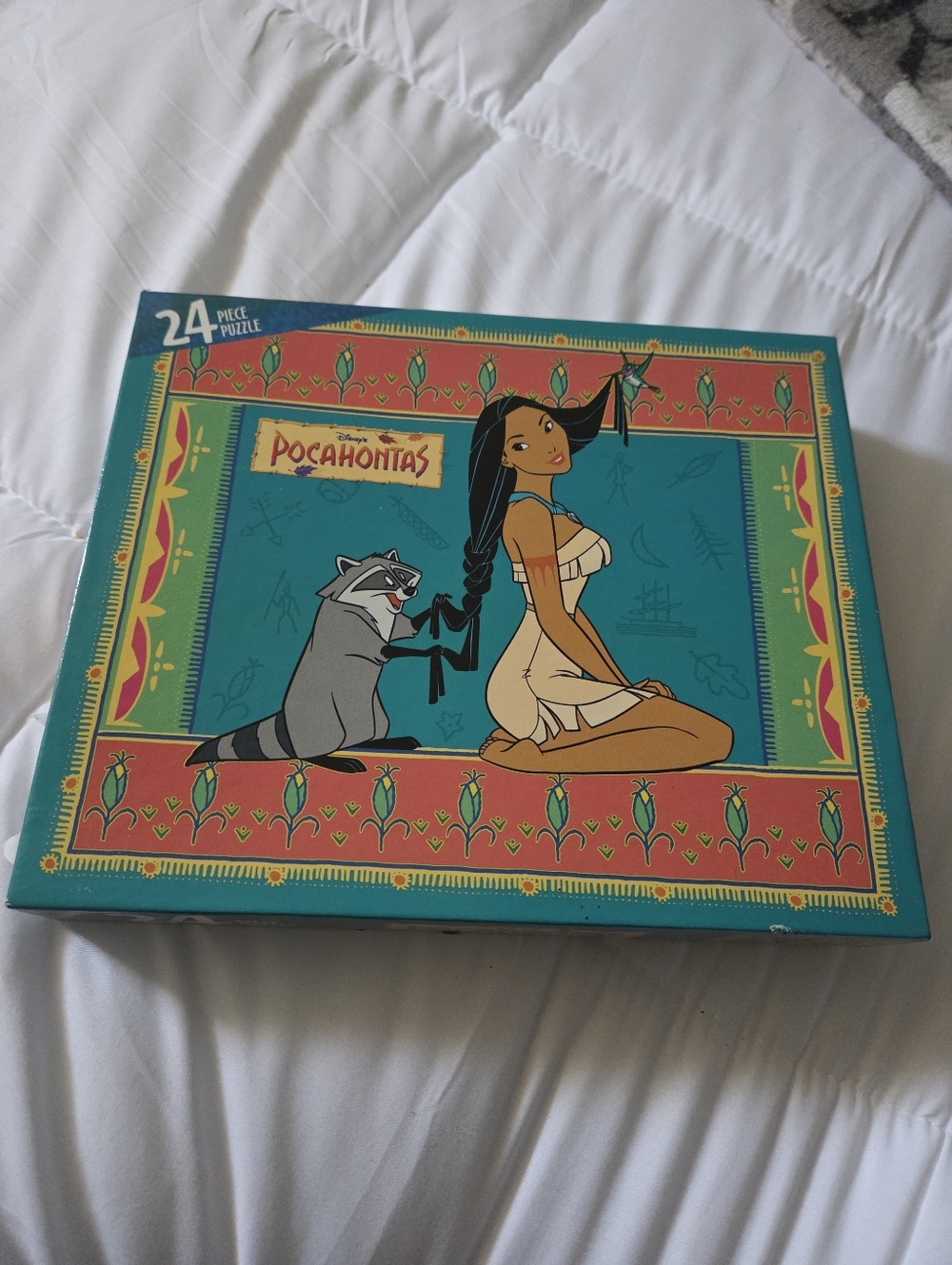 Disney Pocahontas Puzzle -vintage, Large Size Pieces